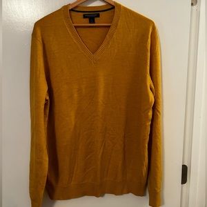 Banana Republic merino wool, mustard cardigan, women’s size large
